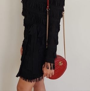 GG Marmont Round leather crossbody bag